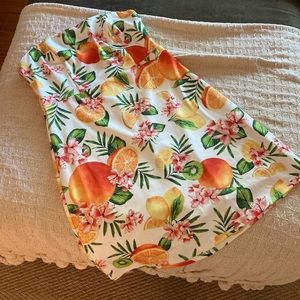 Fruity Tropical Strapless Dress Forever 21